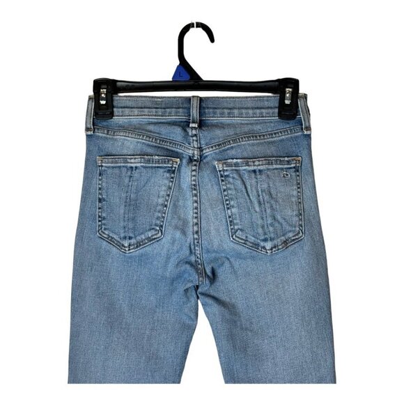 Rag & Bone Jeans Womens Size‎ 24 Blue Denim Ellerly Wash High Rise Ankle Skinny - Picture 5 of 13